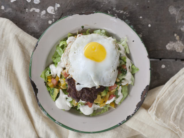 New Recipe: Grass Fed Burger Salad