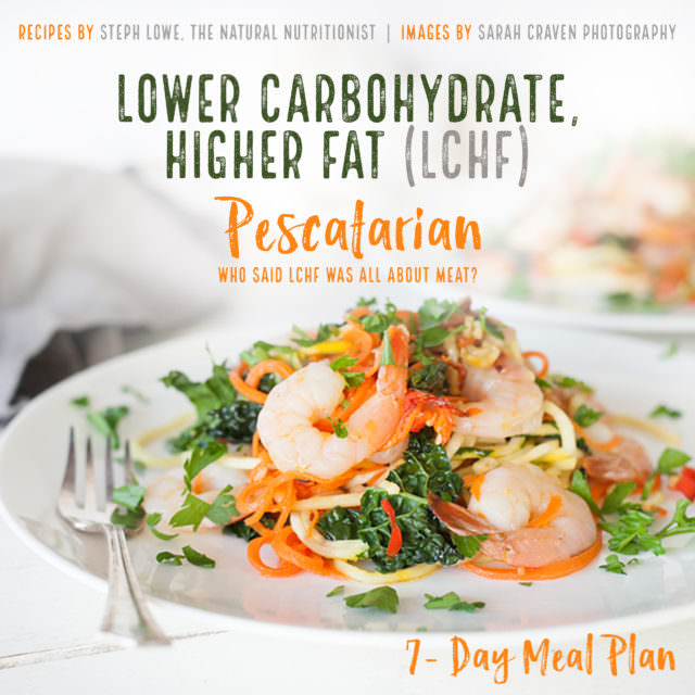 Our LCHF Pescatarian Meal Plan is here