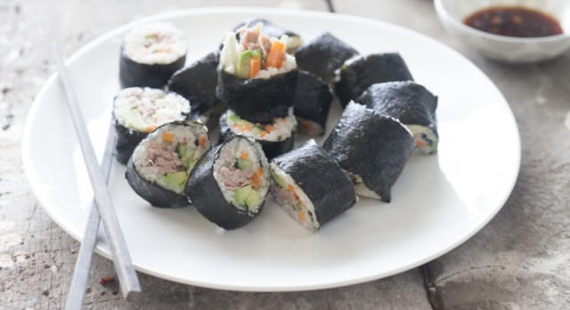 New Recipe: Simple Cauliflower Rice Sushi