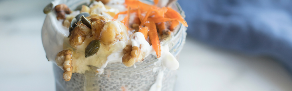 New Recipe: Carrot & Walnut Chia Pudding
