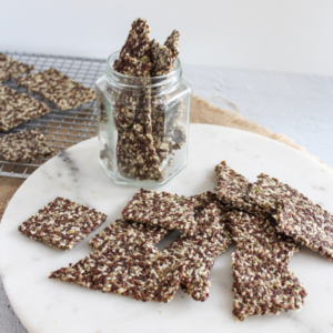 New Recipe: Cricket Powered Seed Crackers