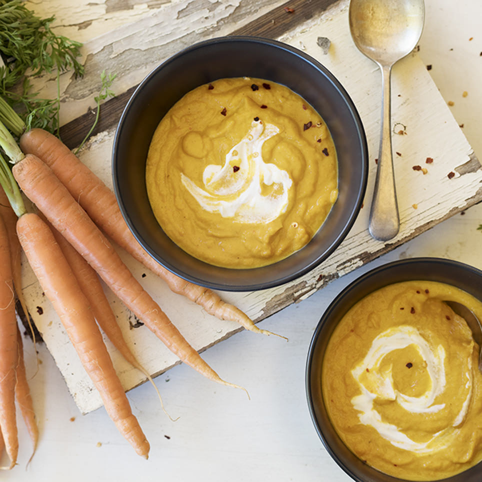 Spicy Carrot and Coconut Soup